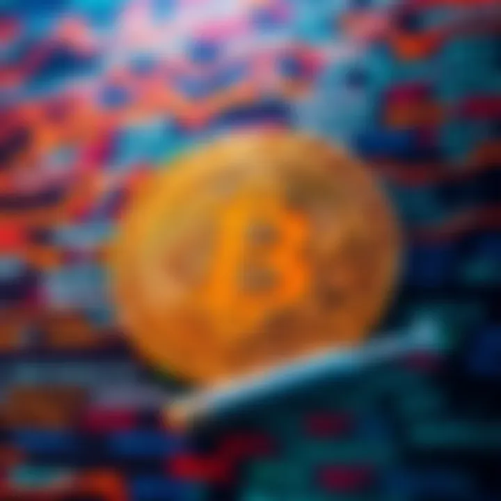 Exploring Bitcoin's Unique Value Proposition Visual representation of Bitcoin's scarcity against a backdrop of open source code